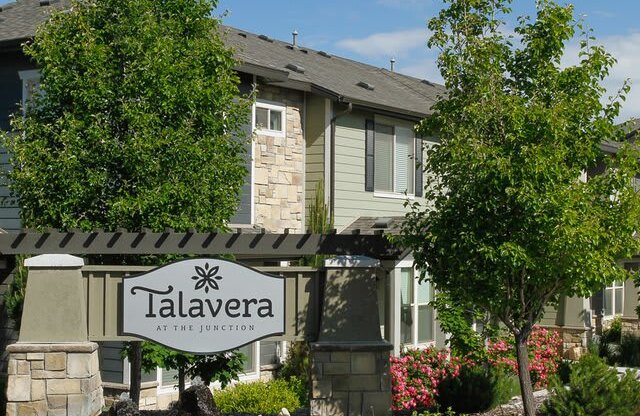 Welcoming Property Signage at Talavera at the Junction Apartments & Townhomes, Midvale, Utah