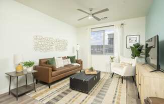 Living Room at Cabana Bridges Apartments in Tucson Arizona
