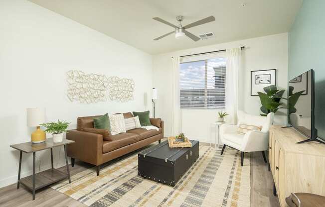 Living Room at Cabana Bridges Apartments in Tucson Arizona