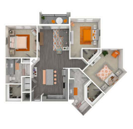 3 beds, 2 baths, 1,418 sqft, $2,080