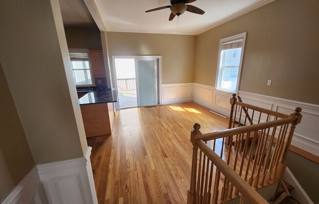 Bi Level Rehabbed 2 Bd 2 Bath With Laundry & Private Deck Condo in Southie Available 9/1