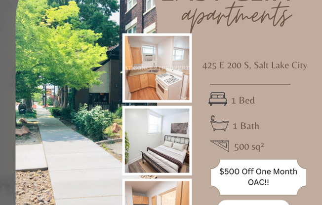 1 bed, 1 bath, 500 sqft, $1,049, Unit 27 - R