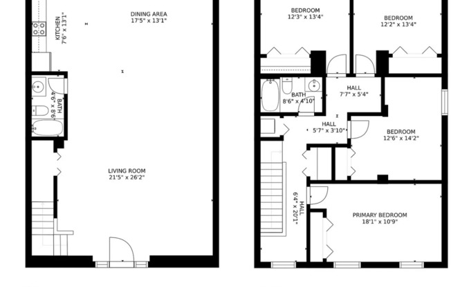 4 beds, 2 baths, 3,450 sqft, $2,695, Unit 3813