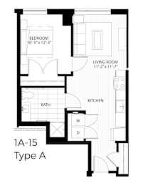 1 bed, 1 bath, 672 sqft, $1,915