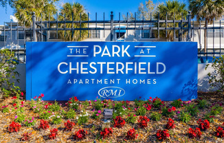 the sign at the park at cresented apartment homes  at The Park at Chesterfield Apartment Homes, Tampa, FL