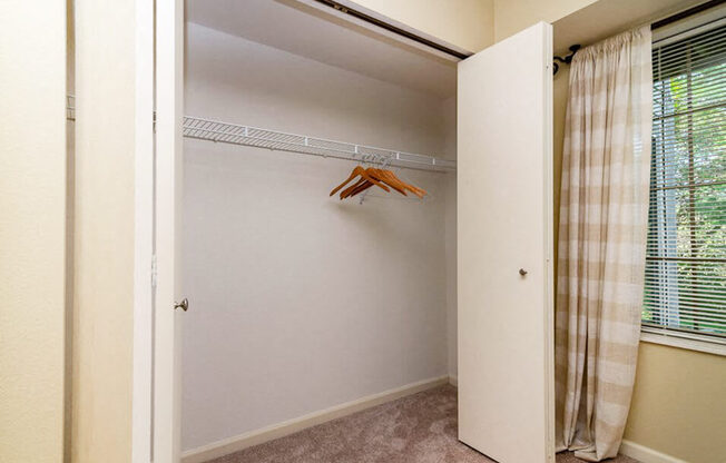 Bedroom Closet at River Oaks Apartments