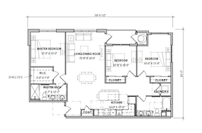 3 beds, 2 baths, 1,388 sqft, $2,050