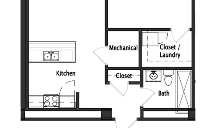1 bed, 1 bath, 735 sqft, $1,816, Unit 100-514