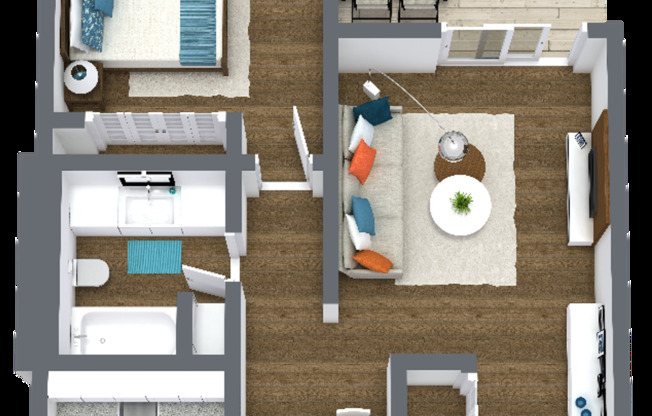 1 bed, 1 bath, 700 sqft, $1,310, Unit 816-108