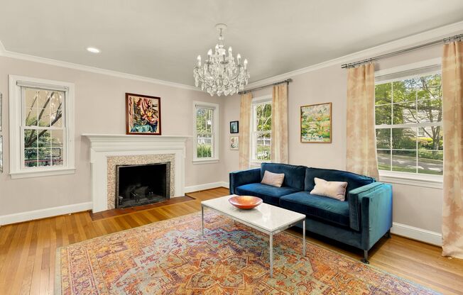 Elegant Chevy Chase Retreat with Designer Finishes!
