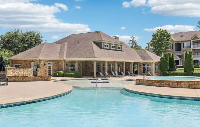 Resort style pool
