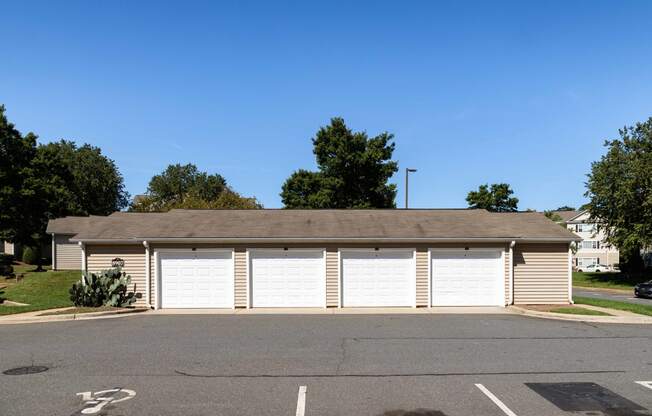 Detached Garages at Abberly Woods Apartment Homes, Charlotte, NC 28216