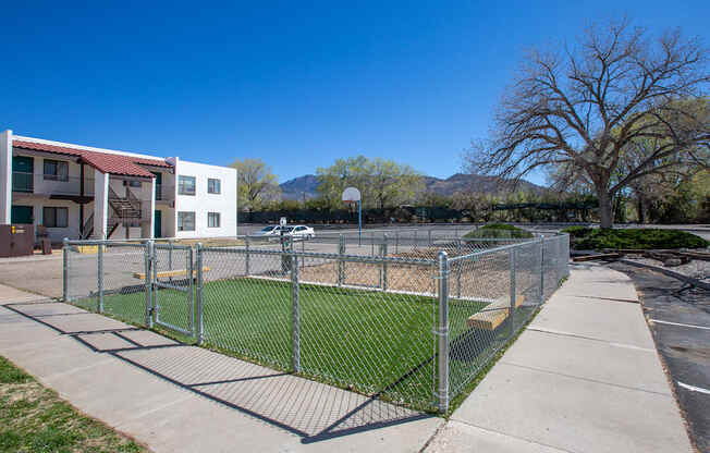 Dog Park at Whispering Sands Apartments in Albuquerque