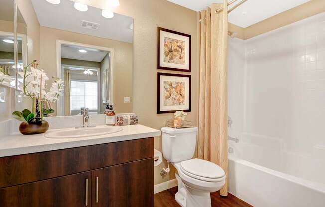 Bathroom at Tavera Apartments