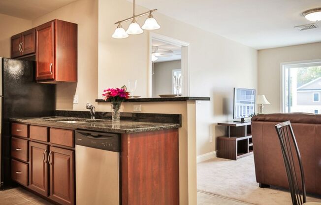 Longview Place Apartments - Two Bedroom Two Bath with Stackable Washer/Dryer