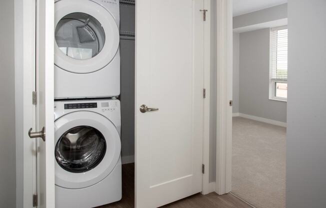 Marc 2 br, full size washer and dryer with added storage at Urban Park I and II Apartments, St Louis Park, Minnesota