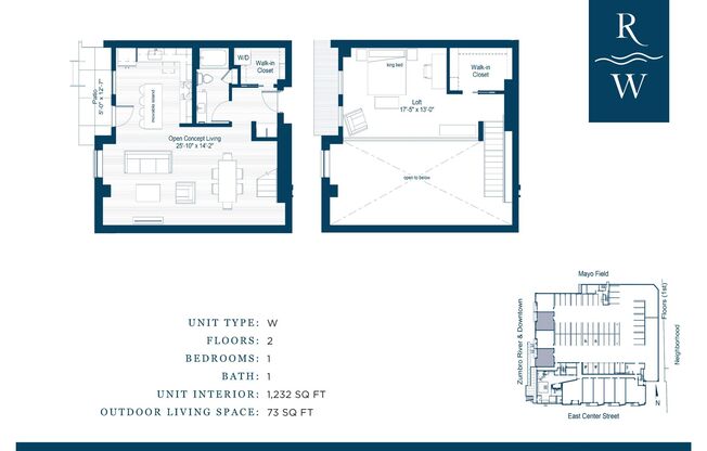 1 bed, 1 bath, 1,232 sqft, $2,695, Unit 113