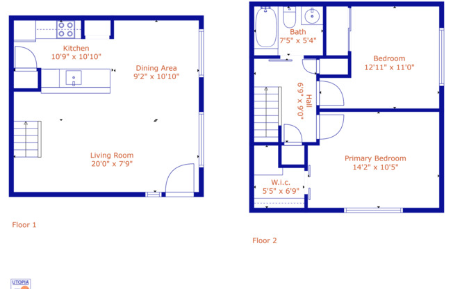 2 beds, 1 bath, $1,495