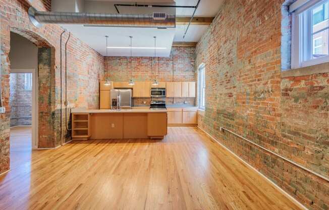 kitchen area in clubhouse