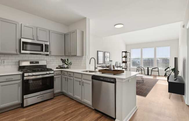 Premium stainless-steel appliances - Avenel at Montgomery Square