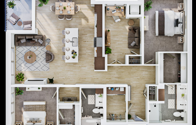 2 beds, 2 baths, 1,575 sqft, $3,895, Unit 157