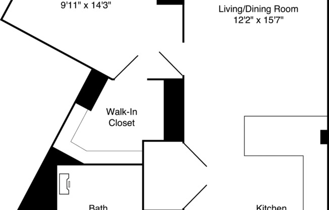 1 bed, 1 bath, 812 sqft, $3,935, Unit 1809