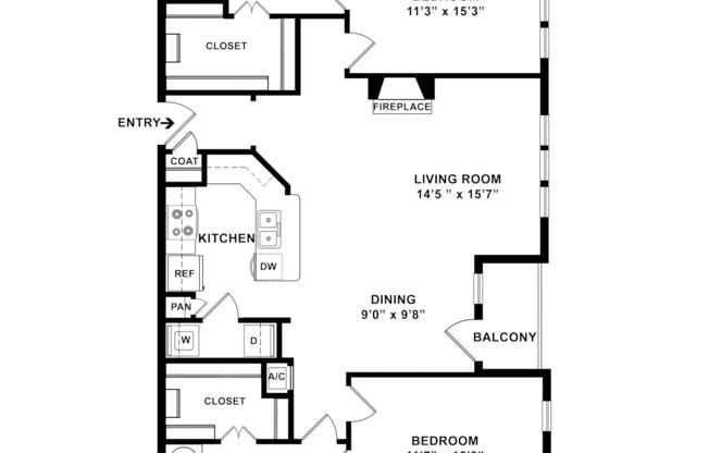 2 beds, 2 baths, 1,342 sqft, $2,020