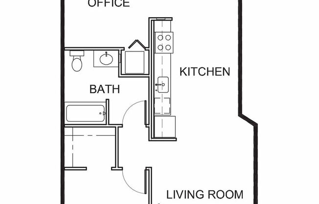 1 bed, 1 bath, 777 sqft, $2,434