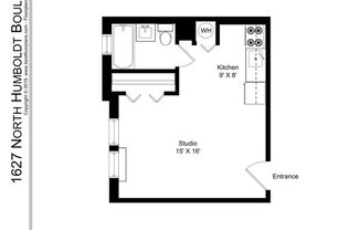 Studio, 1 bath, 321 sqft, $1,295, Unit 4G