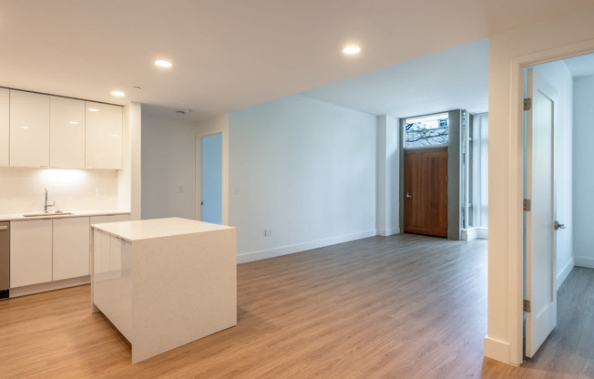 Living Room with Hard Surface Flooring