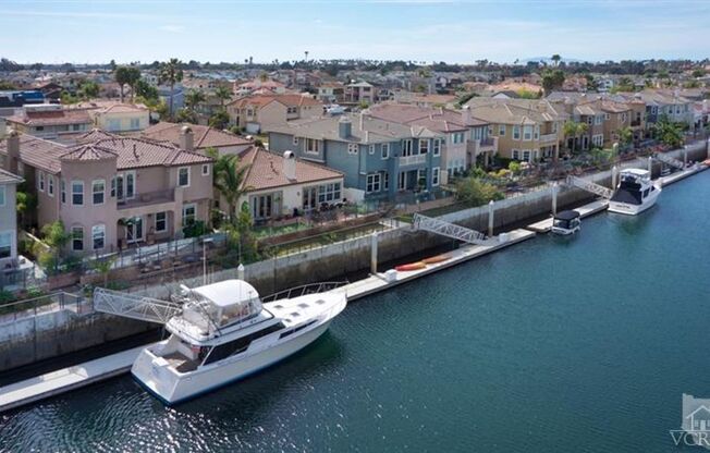 Large home on the waterway