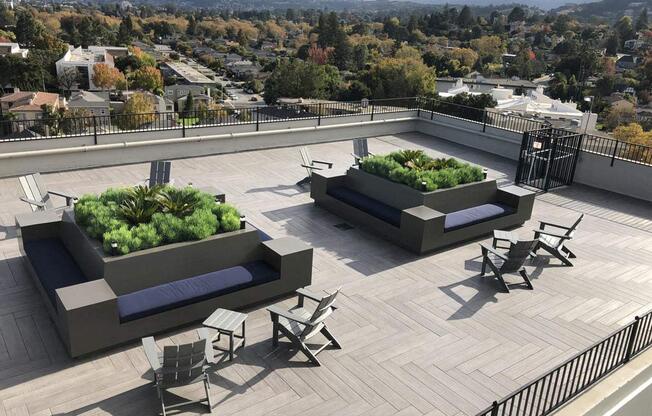 Rooftop view l Ryan Tower Apartments in San Mateo CA