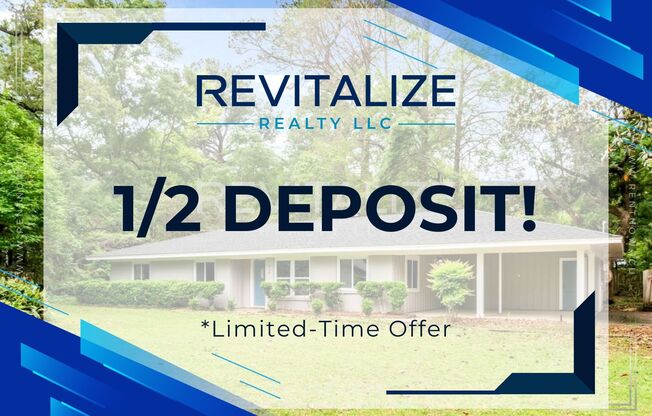 **Half-off Deposit!** Beautiful Renovated 3 Bedroom/2 Bathroom Home in West Mobile!