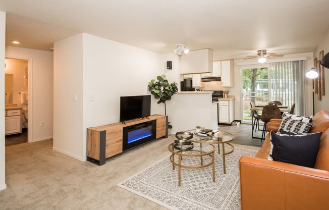 St Marys Woods Model Living Room and Dining Room Side View