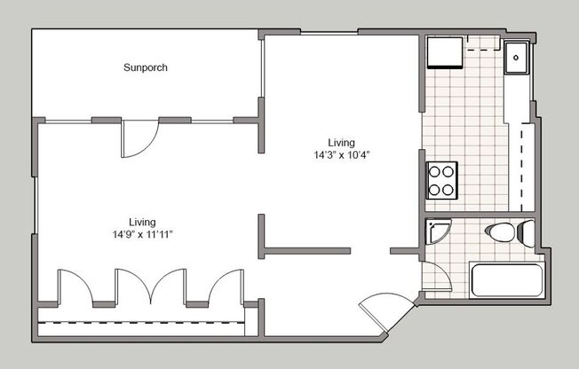 1 bed, 1 bath, 680 sqft, $1,675, Unit 25