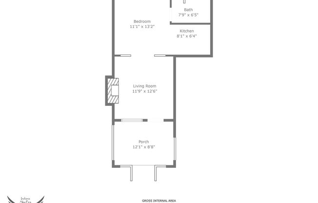 Studio, 1 bath, 400 sqft, $750, Unit 17
