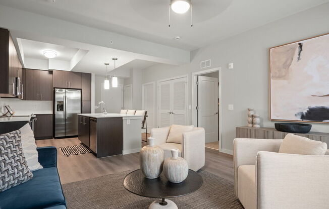 Spacious living room