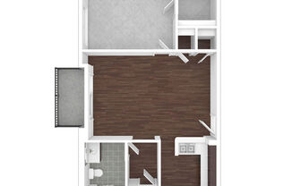 1 bed, 1 bath, 661 sqft, $2,643