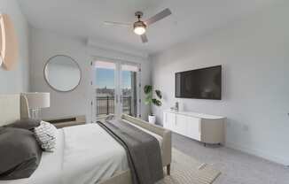 Gorgeous Bedroom at Infinity Edgewater, Edgewater, New Jersey