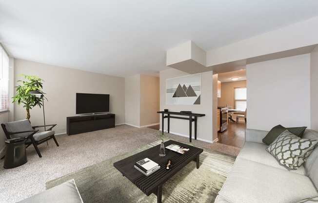 eden commons chicago apartment living room