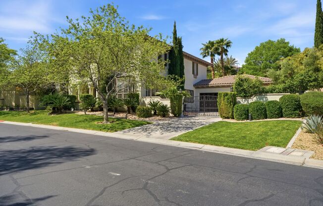 Private Gated Christopher Homes Estate in The Vineyards | Resort-Style Backyard & Strip Views