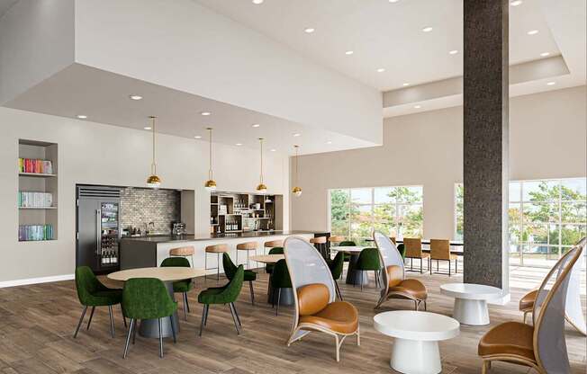 Clubroom With Kitchen at Elements Apartments*, Irvine, 92612