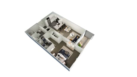 1 bed, 1 bath, 756 sqft, $1,100