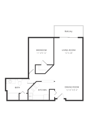 1 bed, 1 bath, 850 sqft, $1,525