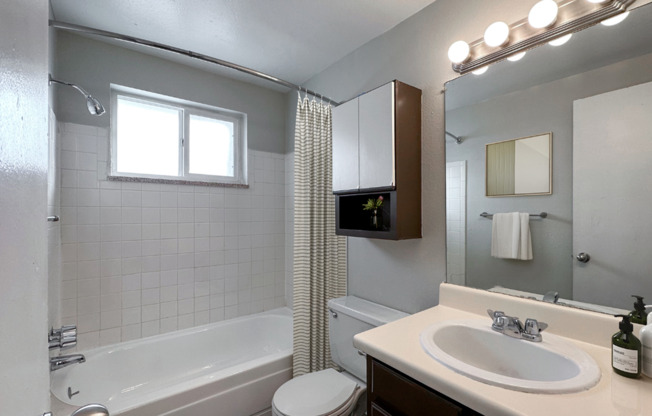 Bathrooms with extra cabinet storage
