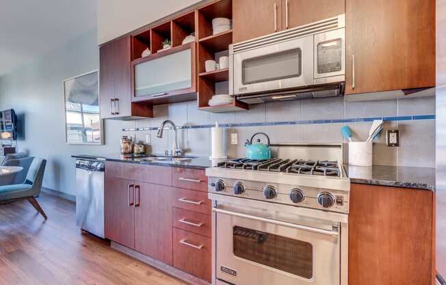 Sleek Stainless Steel Appliances at Equinox, Seattle, 98102