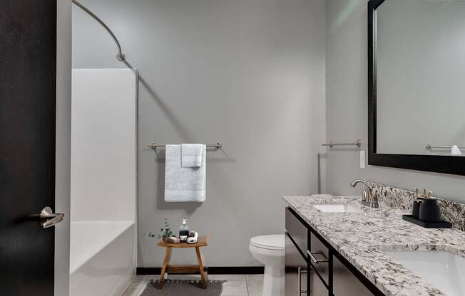 Bathroom with Modern Finishes
