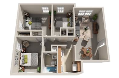 3 beds, 1 bath, 922 sqft, $1,575