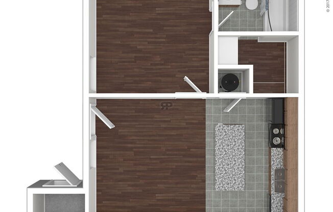 1 bed, 1 bath, 460 sqft, $679