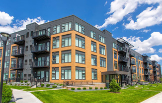 Building Exterior View at Union Flats, St. Paul Minnesota